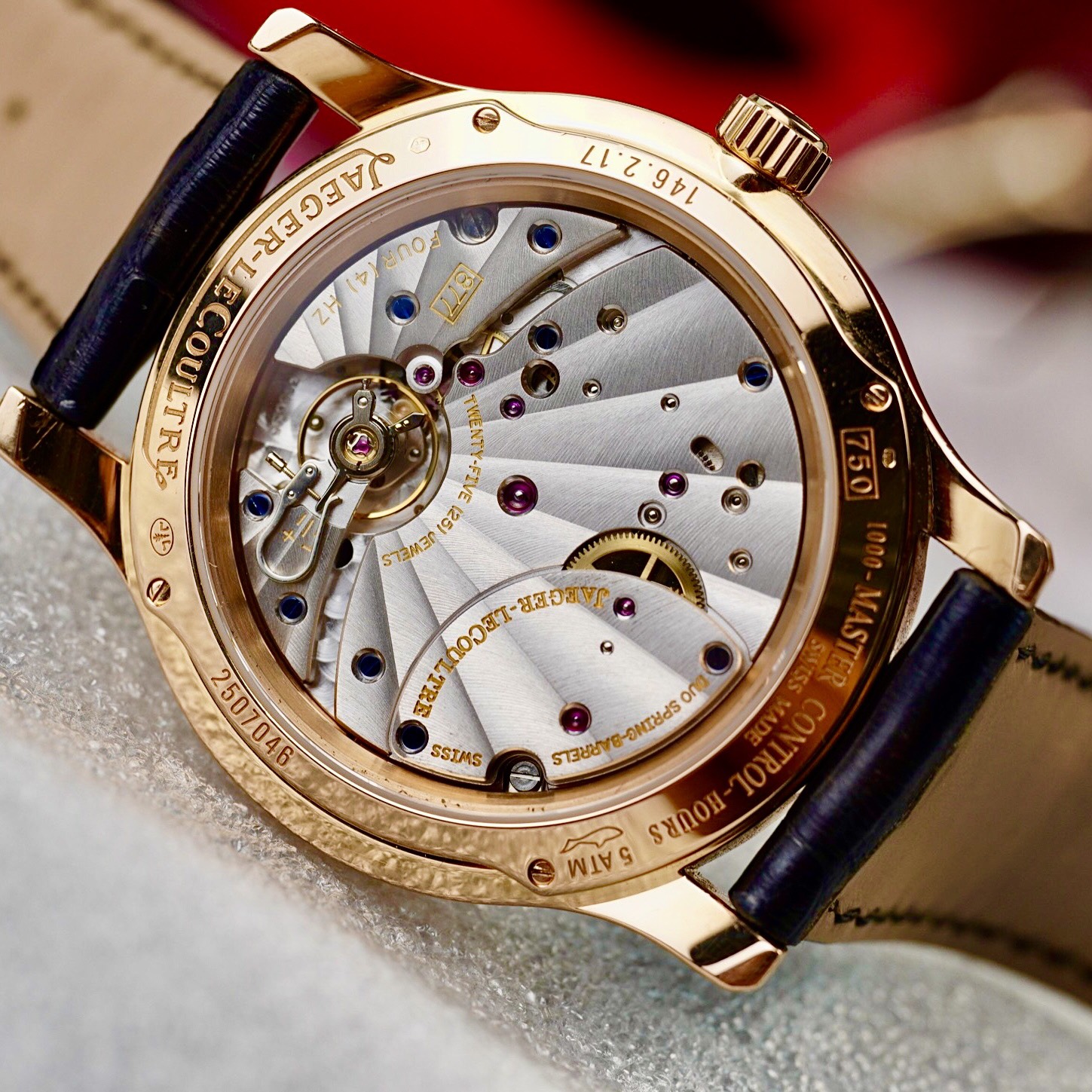 Jaeger lecoultre master eight days power reserve rose gold 146.2